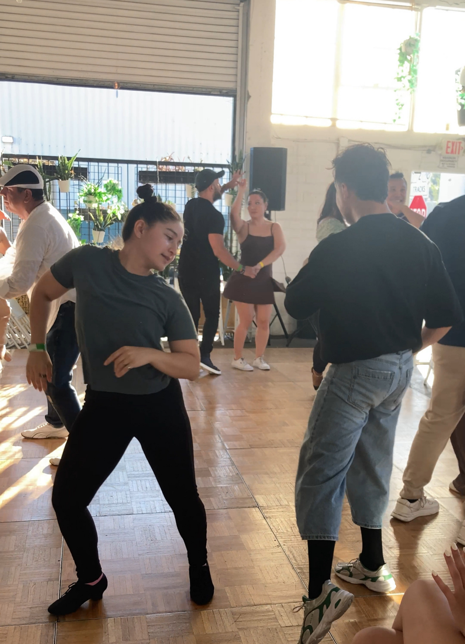 Colorful dance celebration at Sun Dance Day Fest with community members